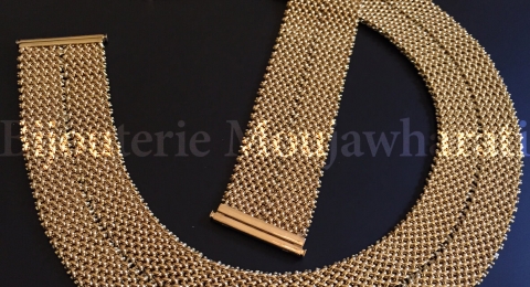 Ensemble Or jaune 18 carats