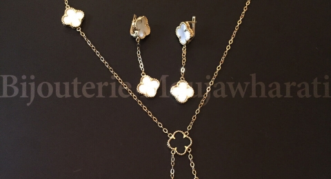 Ensemble Or jaune 18 carats