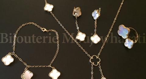 Ensemble Or jaune 18 carats
