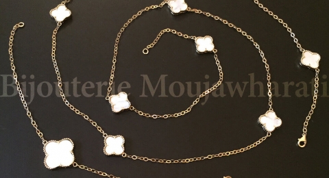 Ensemble Or jaune 18 carats