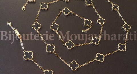 Ensemble Or jaune 18 carats