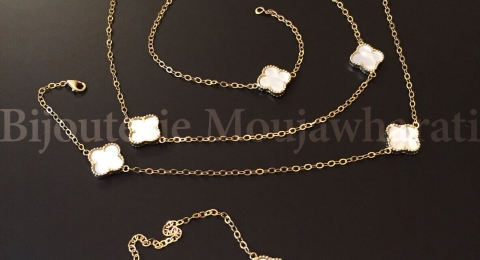 Ensemble Or jaune 18 carats