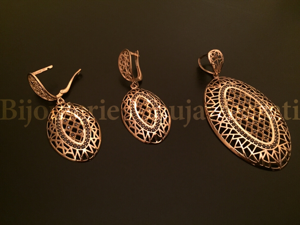 Ensemble Or jaune 18 carats