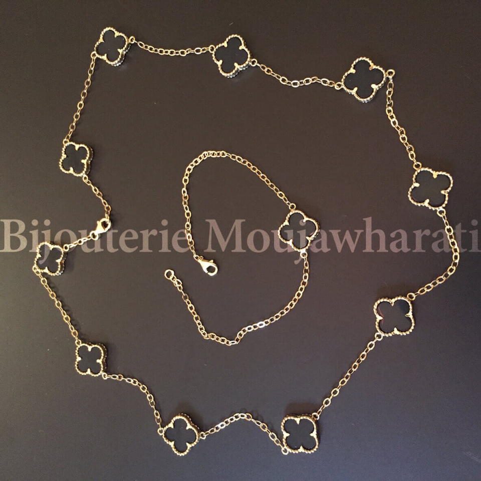 Ensemble Or jaune 18 carats