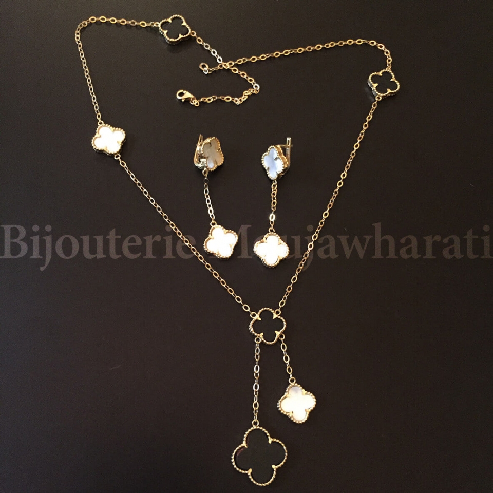 Ensemble Or jaune 18 carats