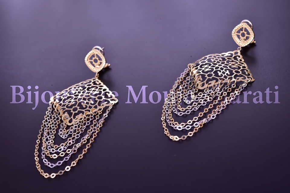 Boucles d'Oreilles Or jaune 18 carats