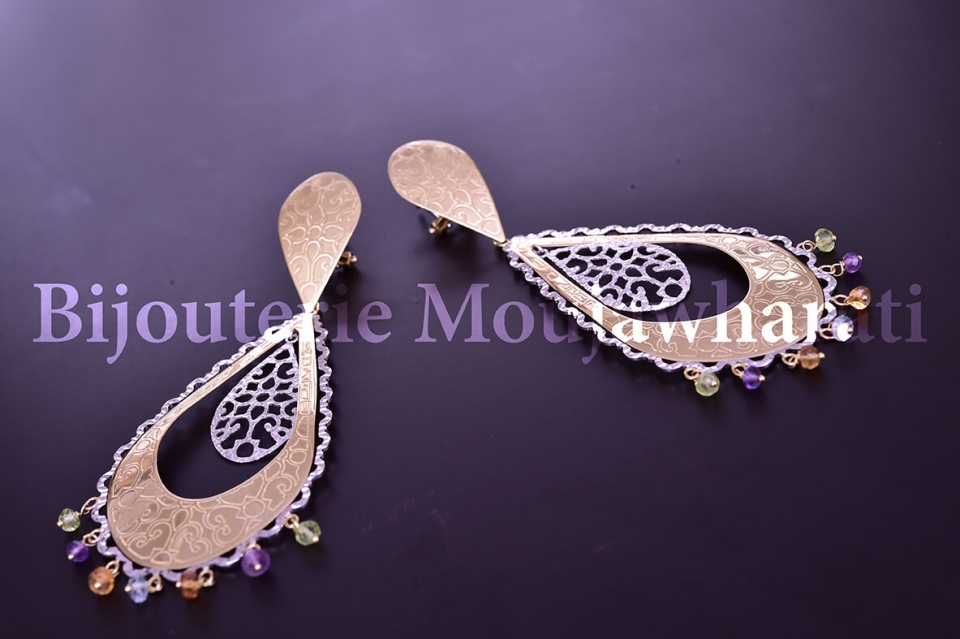 Boucles d'Oreilles Or jaune 18 carats