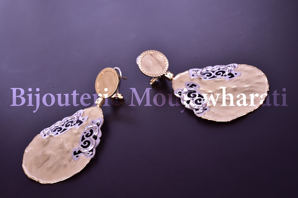 Boucles d'Oreilles Or jaune 18 carats