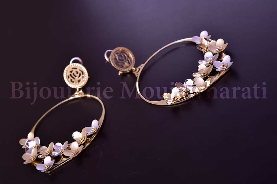 Boucles d'Oreilles Or jaune 18 carats