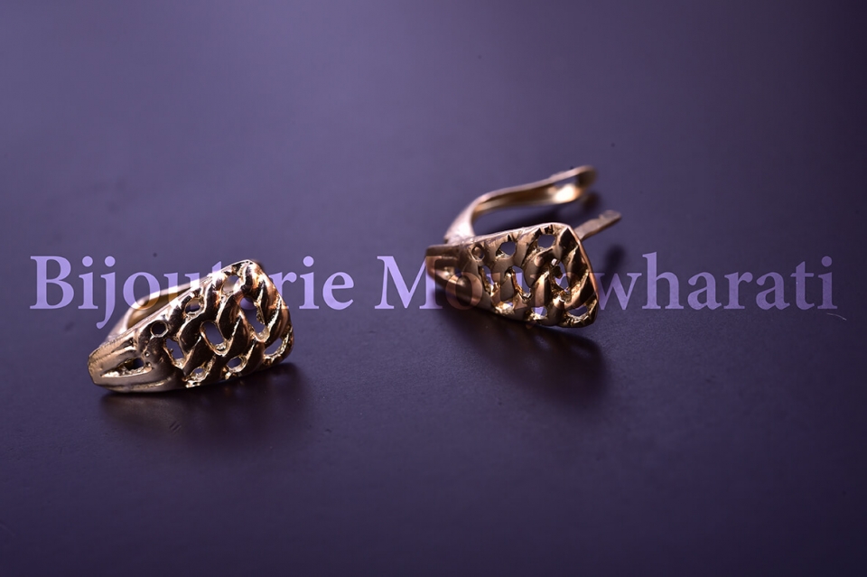 Boucles d'Oreilles Or jaune 18 carats