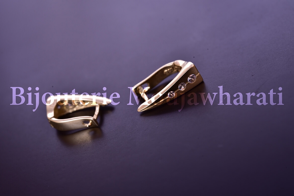 Boucles d'Oreilles Or jaune 18 carats