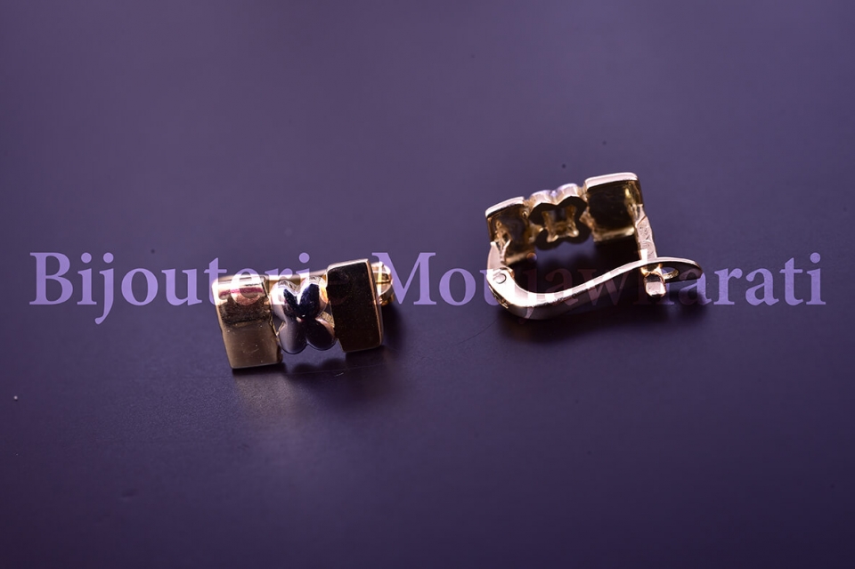Boucles d'Oreilles Or jaune 18 carats