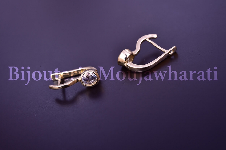 Boucles d'Oreilles Or jaune 18 carats