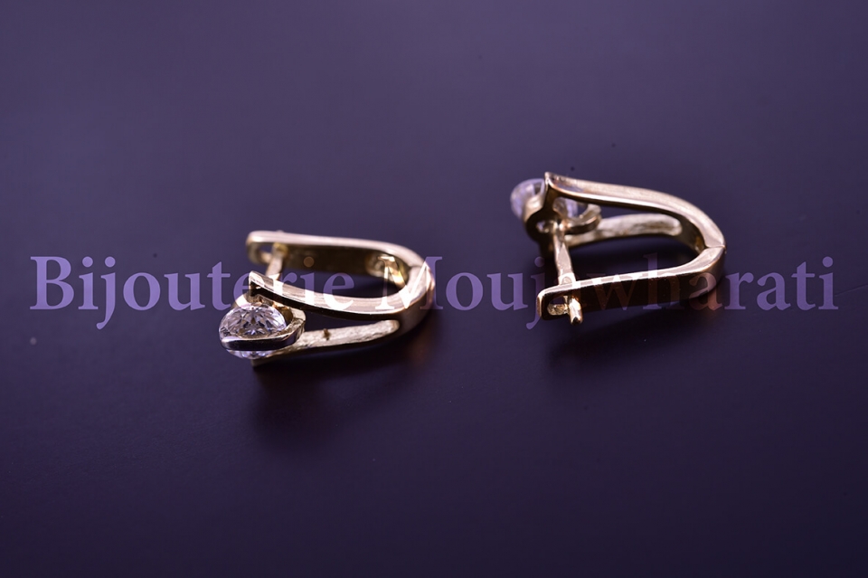 Boucles d'Oreilles Or jaune 18 carats