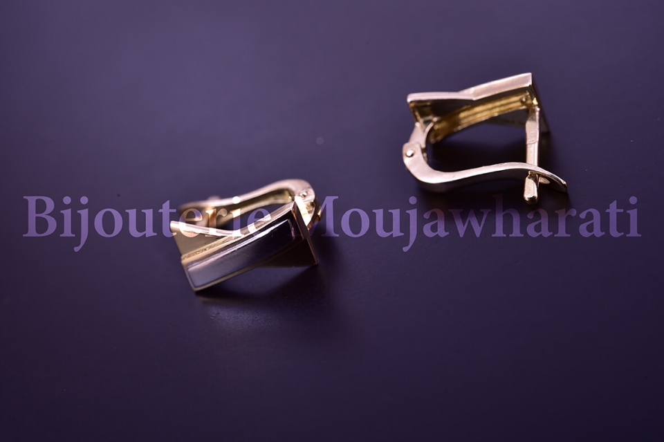 Boucles d'Oreilles Or jaune 18 carats
