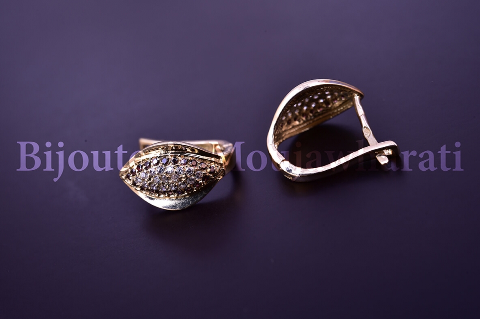 Boucles d'Oreilles Or jaune 18 carats
