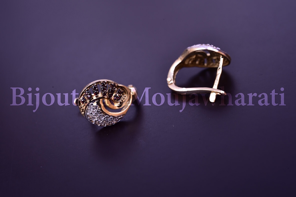 Boucles d'Oreilles Or jaune 18 carats