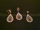 Ensemble Or jaune 18 carats