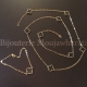 Ensemble Or jaune 18 carats