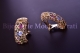 Boucles d'Oreilles Or jaune 18 carats