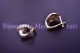 Boucles d'Oreilles Or jaune 18 carats